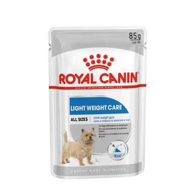Royal Canin Light Weight Care All Sizes – Hrană Umedă pentru Câini cu Tendință la Exces de Greutate, tip Pate, 85 g